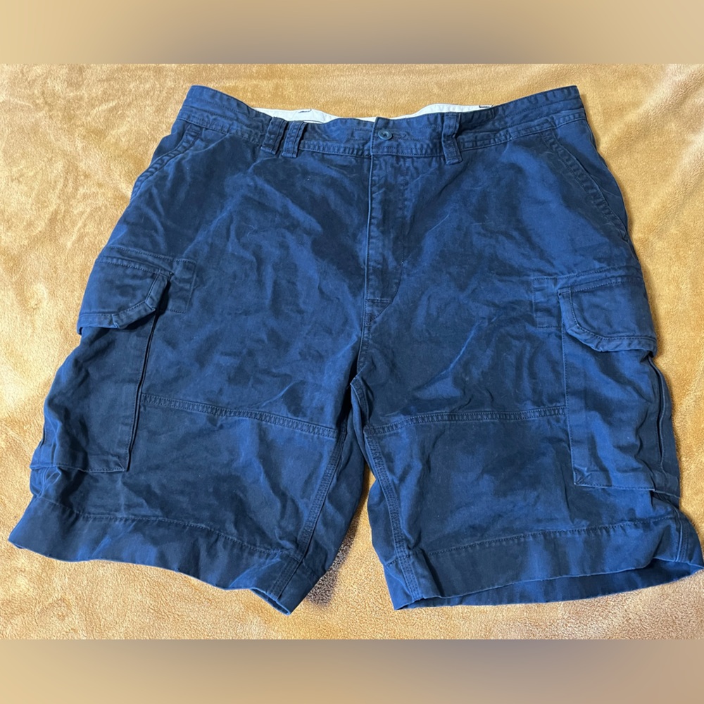 Ralph Lauren Dark Blue Cargo Shorts - Classic Pocket Utility